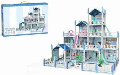 Obrázek produktu pro 14 pokojů Domeček pro panenky DIY Domeček pro panenky Princezna Hrad Dívka Nábytek Příslušenství Vánoční narozeninový dárek