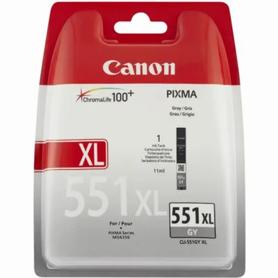Productafbeelding van CANON CLI-551GY XL High Yield Gray Ink Cartridge (CLI551XL)