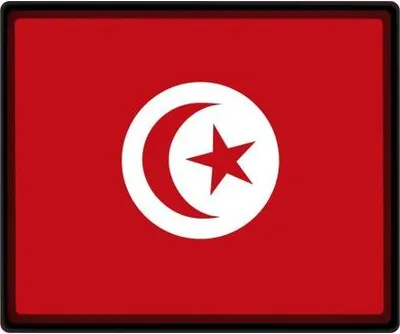 Produktbild von Mousepad Mauspad Länderfahne - Tunesien - 82173 Gr. ca. 24 x 20 cm