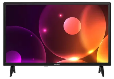 Produktbild von Sharp 24FA2E, 61 cm (24"), 1366 x 766 Pixel, HD, LED, DVB-C, DVB-S, DVB-S2, DVB-T, DVB-T2, Schwarz