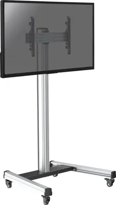 Image de Support sur roulettes pour écran TV 32'' - 75'' - Hauteur 175cm