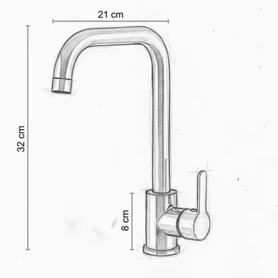 Produktbild von Kaufland Armatur Steel Schwarz