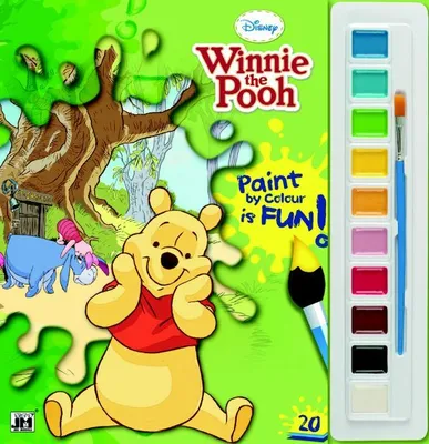 Produktbild von Winnie the Pooh Malbuch mit 20 Malvorlagen