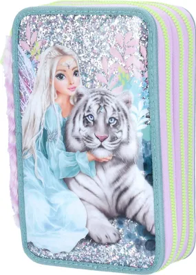 Produktbild von Depesche 3-Fach Federtasche TOPModel Fantasy Tiger