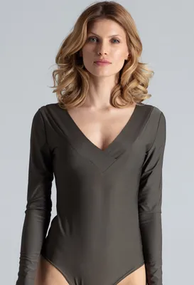 Produktbild von Figl Damen-Bodysuit Ipitoa olive XL
