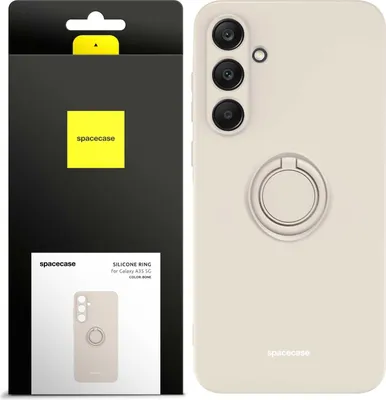 Produktbild von Spacecase Silikon Ring Galaxy A35 5G Knochen