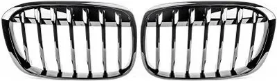 Produktbild von DIEDERICHS 1266241 Kühlergrill Frontgrill für BMW X1 (F48) Schwarz Glänzend