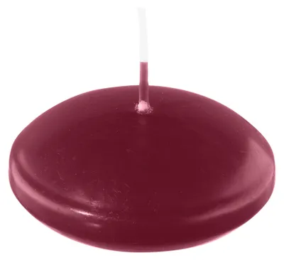 Produktbild von Schwimmkerzen Bordeaux 32 x Ø 80 mm, 8 Stück