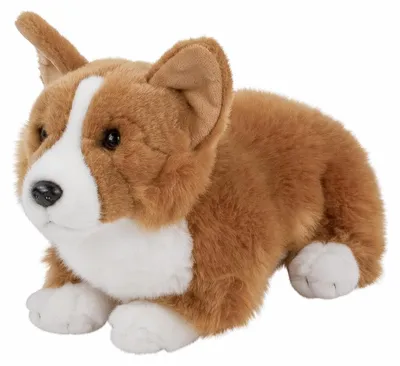 Produktbild von Kuscheltier Corgi hellbraun/weiß 32 cm Plüschhund