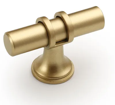 Produktbild von 10 goldene Möbelknöpfe, Schrankknöpfe, Schubladenknöpfe, Türknöpfe, Kommodenknöpfe