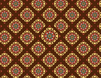 Image de OUTDOOR DÉCORDS OXFORD - motif marron oriental 2 I DR277
