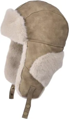 Productafbeelding van Trapper Hoed - One Size - Mocha Fleece - Winddicht - Ideaal voor Koude Weer