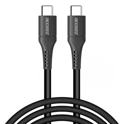 Produktbild von Accezz USB-C- auf USB-C-Kabel - 2 m - Schwarz