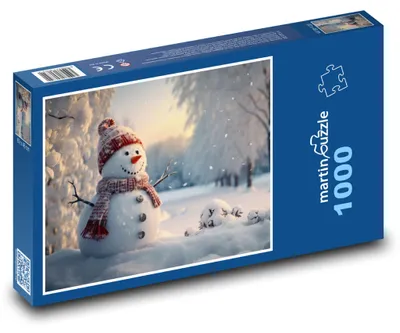 Obrázek produktu pro martinpuzzle - Puzzle 1000 - Sněhulák a sníh