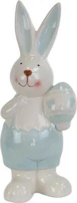 Produktbild von Kaninchen mit Ei aus Keramik 21 cm