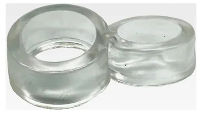 Produktbild von Türklinkenpuffer Ø 15,5 und 17,5 mm, Türstopper aus Gummi, transparent, Schutz für Tür- und Fenstergriffe