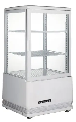 Produktbild von HENDI Aufsatz Kühlvitrine weiß 58 l Anti-Beschlag 816 mm hoch