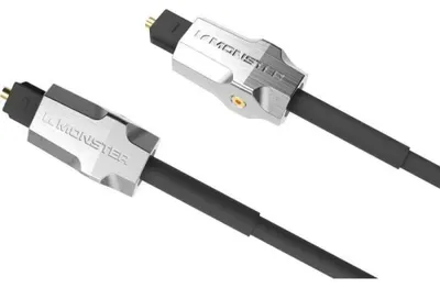 Productafbeelding van Monster, optisch digitaal audiokabel M1000, 3 meter, zilver