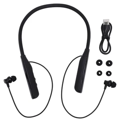 Zdjęcie produktu dla Bezprzewodowe słuchawki douszne Bluetooth V5.4 z długim czasem czuwania, słuchawki półdouszne z pałąkiem na szyję
