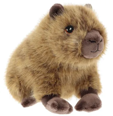 Immagine prodotto di Keel Toys, peluche capibara - peluche - marrone - seduta - 25 cm - capibara morbida e coccolosa