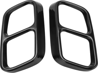 Obrázok produktu pre Kryt výfuku Auto-Quad, nerezová oceľ, náhradný diel pre Mercedes-Benz CLS W218 2012–2017 (lesklá čierna)