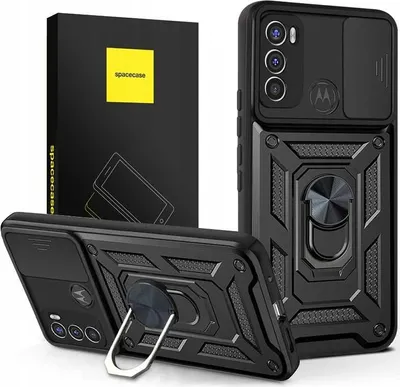 Produktbild von Spacecase Camring Motorola Moto G60 schwarz