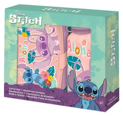 Obrázek produktu pro Disney Lilo a Stitch sendvičový box + sada hliníkových lahví