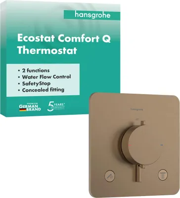 Produktbild von hansgrohe Thermostat UP Ecostat Comfort Q Fertigset 2 Verbraucher BBR, 1 Stk.