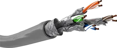 Image de Goobay 96094 câble réseau Gris 100 m Cat6a S/FTP (S-STP)