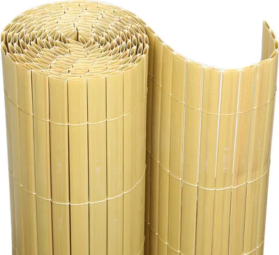 Produktbild von Yakimz zástěna na soukromí PVC plot bambusový větrolam pro zahradu balkon a terasu 80x1000cm