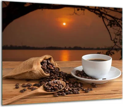 Produktbild von Herdabdeckplatten Glaskeramikkochfeld-Abdeckung Spritzschutz Glas 60x52cm Kaffee