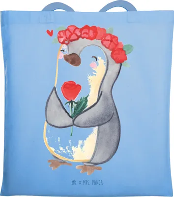 Produktbild von Mr. & Mrs. Panda Jutebeutel Jungfrau Astrologie - Sky Blue - Geschenk, Tasche, Geschenke für Frauen, Laptoptasche, Sternzeichen, Geburtstagsgeschenk, Tote Bag, Shopping