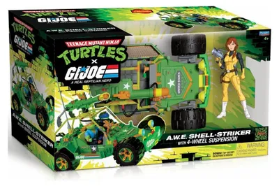 Obrázok produktu pre Teenage Mutant Ninja Turtles X G.I. Joe: Klasická edícia, vozidlo Shell-Striker s figúrkou