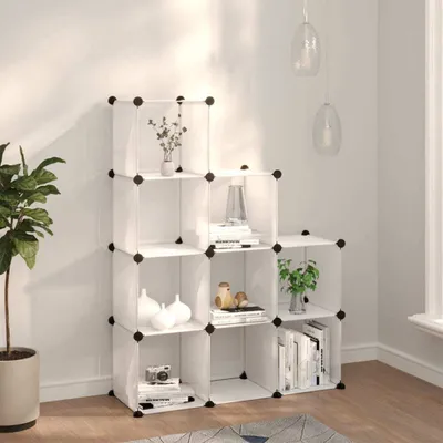 Obrázok produktu pre Policový systém Living Store s 9 kockami Transparentný PP