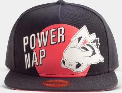 Produktbild von DIFUZED Power Nap Pikachu, Alle, Unisex, Kappe, Mehrfarbig, Baseballcap