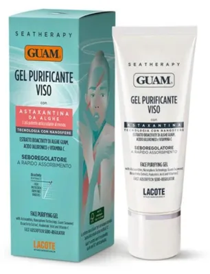 Immagine prodotto di GUAM Gel detergente viso con alga astaxantina, 200 ml