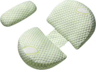 Produktbild von Ergonomisches Schwangerschaftskissen – Verstellbar – Für Seitenschläfer – Body Pillow – Stillkissen – Grün