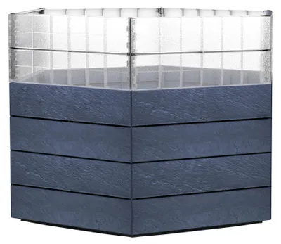 Immagine prodotto di Garantia Ergo Turbo Hochbeet L 75 + Wachstumsmodul Farbe stone, Größe 110x95 cm