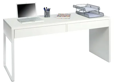 Produktbild von Schreibtisch - Weiß 50x138x75h cm