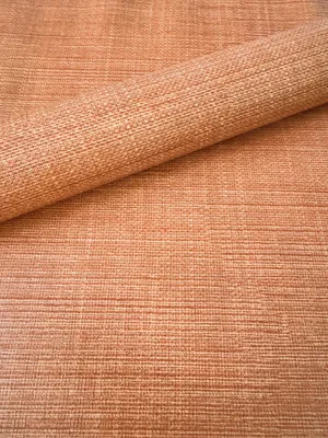 Produktbild von PVC Tischdecke Wachstuchtischdecke Leinen geprägt terra orange - Leinenoptik - Breite x Länge wählbar - abwaschbar Wachstuch, Größe:120 x 120 cm