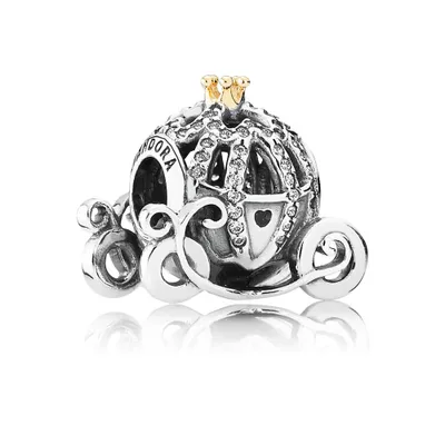 Produktbild von Pandora Disney 791573CZ Charm Damen Cinderella's Kutsche Sterling-Silber