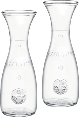 Produktbild von Glas Karaffe  Misura mit Eichring 0,5L - 2 Stück