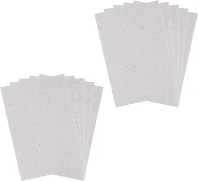 Productafbeelding van Magnetron Mica Platen - Reparatiedelen Mica - Magnetron Beschermen - Hittebestendig Isolatiemateriaal - 15 x 12 cm - Grijs