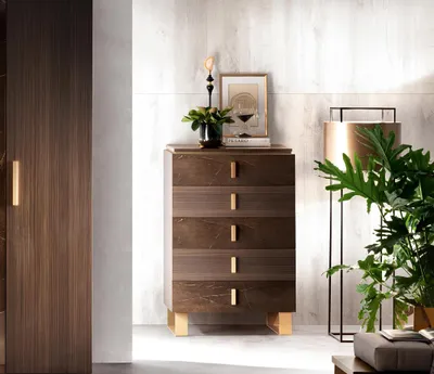 Immagine prodotto di Cassettiera credenza credenze 5 cassetti mobile alto legno nuovo