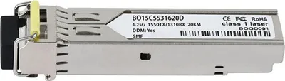 Zdjęcie produktu dla BlueOptics SFPGLX10B15-BO sieciowy moduł nadawczo-odbiorczy światłowodowy 1250 Mbit/s SFP (SFPGLX10B15-BO)