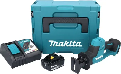 Produktbild von Makita DJR 189 RT1J Akku Reciprosäge Säbelsäge 18 V Brushless + 1x Akku 5,0 Ah + Ladegerät + Makpac