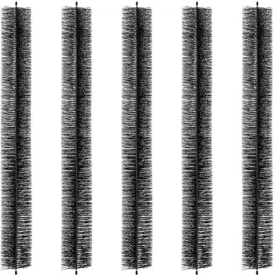 Immagine prodotto di Spazzola per grondaie - 4,6 m di lunghezza totale - φ110 mm - Attrezzo per la pulizia delle grondaie - Parafoglie per grondaie da 12,7 cm - Rimuove senza fatica foglie e sporco - Confezione da 5 pezzi