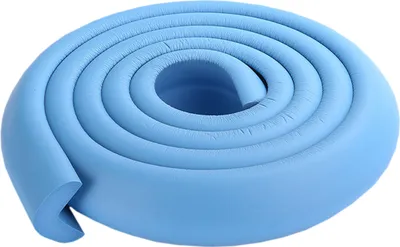 Produktbild von 2M L-förmiger, verdickter Baby-Sicherheitstisch Kanteneckenschutz Schutzkissen Antikollisions-Stoßstangenstreifen, Himmelblau