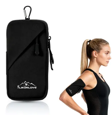 Zdjęcie produktu dla Etui sportowe na telefon do biegania na ramię pasek karabińczyk do 7 cali