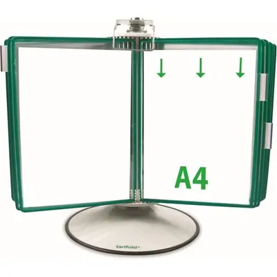 Produktbild von tarifold Sichttafelsystem 444505 DIN A4 grün mit 50 St. Sichttafeln